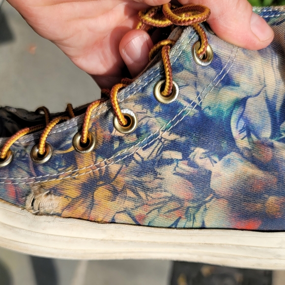 Converse All Star Chuck Taylor Hawaiian Flowers- Women's Size 7 - Picture 6 of 11